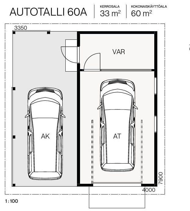Autotalli 60 – fotka 1