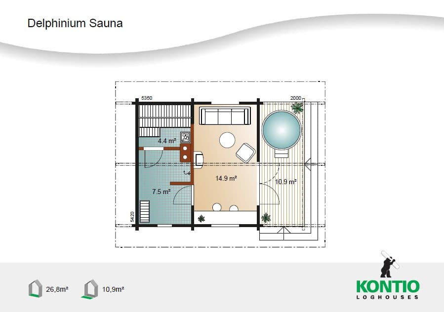 Delphinium sauna – fotka 2