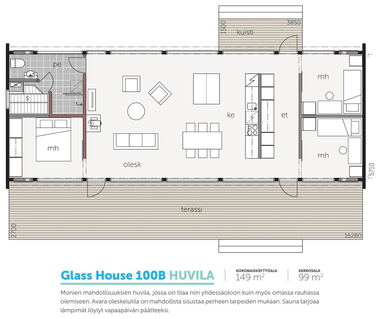 Glass House 100 huvila – fotka 2