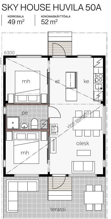 Sky House Huvila 50 – photo 1