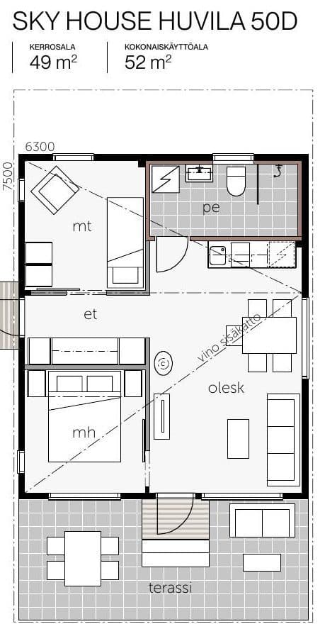 Sky House Huvila 50 – photo 4