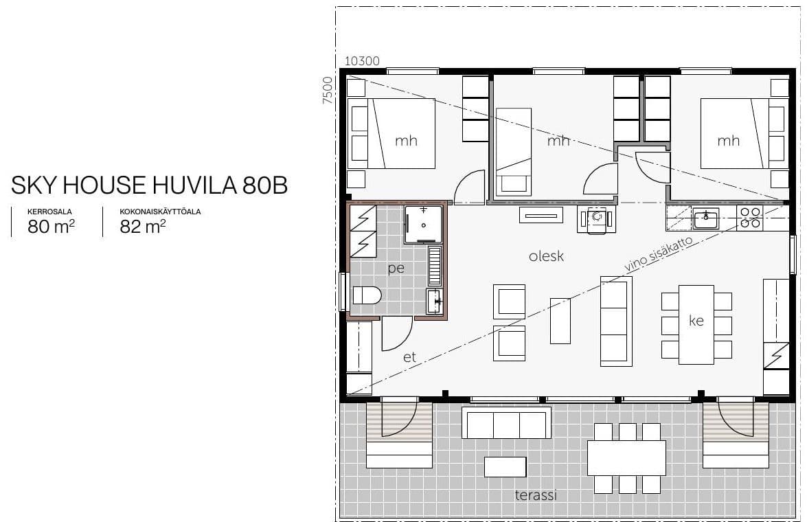 Sky House Huvila 80 – photo 2
