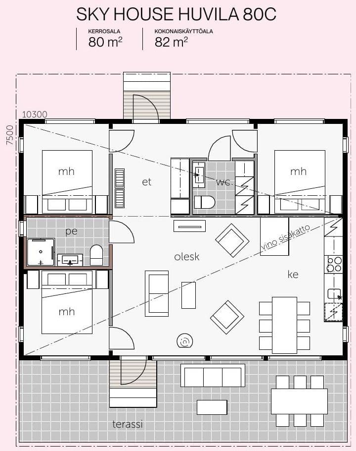 Sky House Huvila 80 – photo 3
