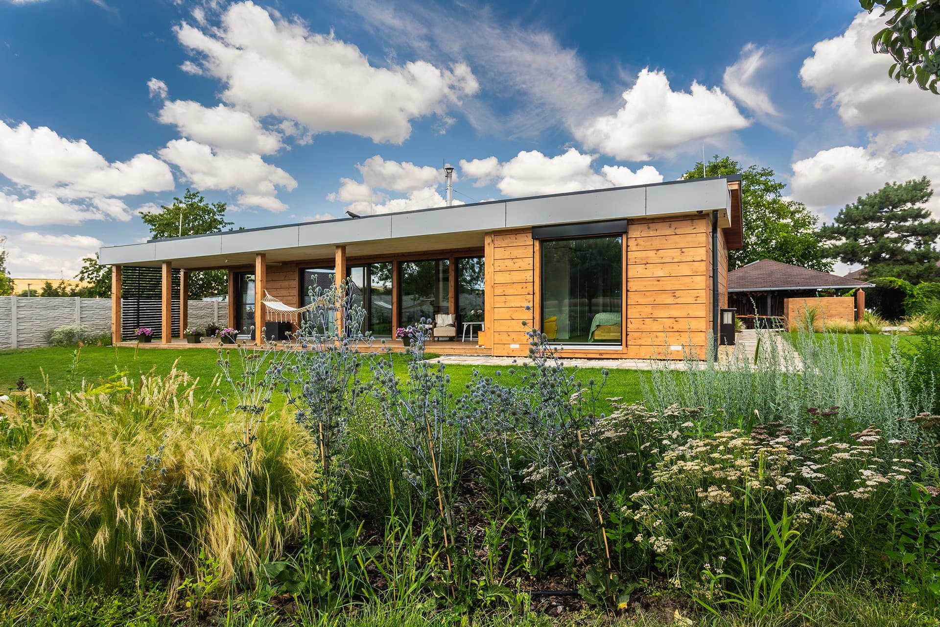 KONTIO bungalow in Starovice surrounded by a flowering meadow