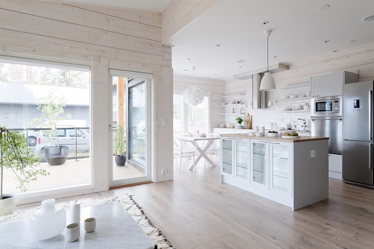 The Toive log home in Mikkeli