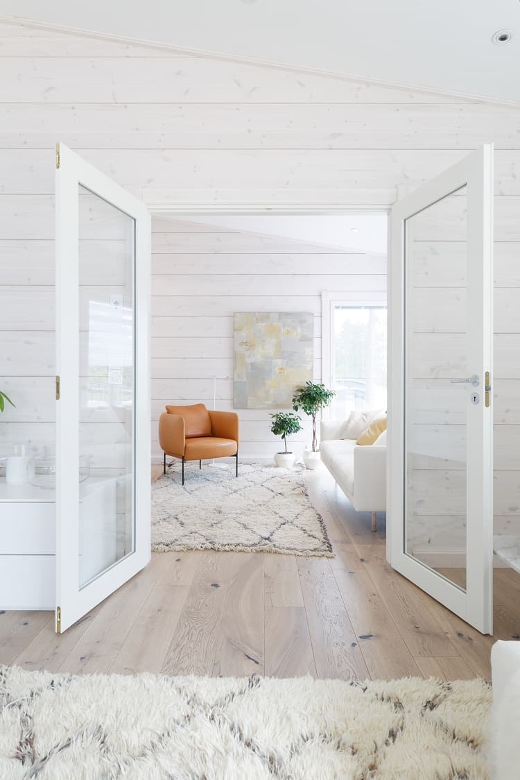 The Toive log home in Mikkeli