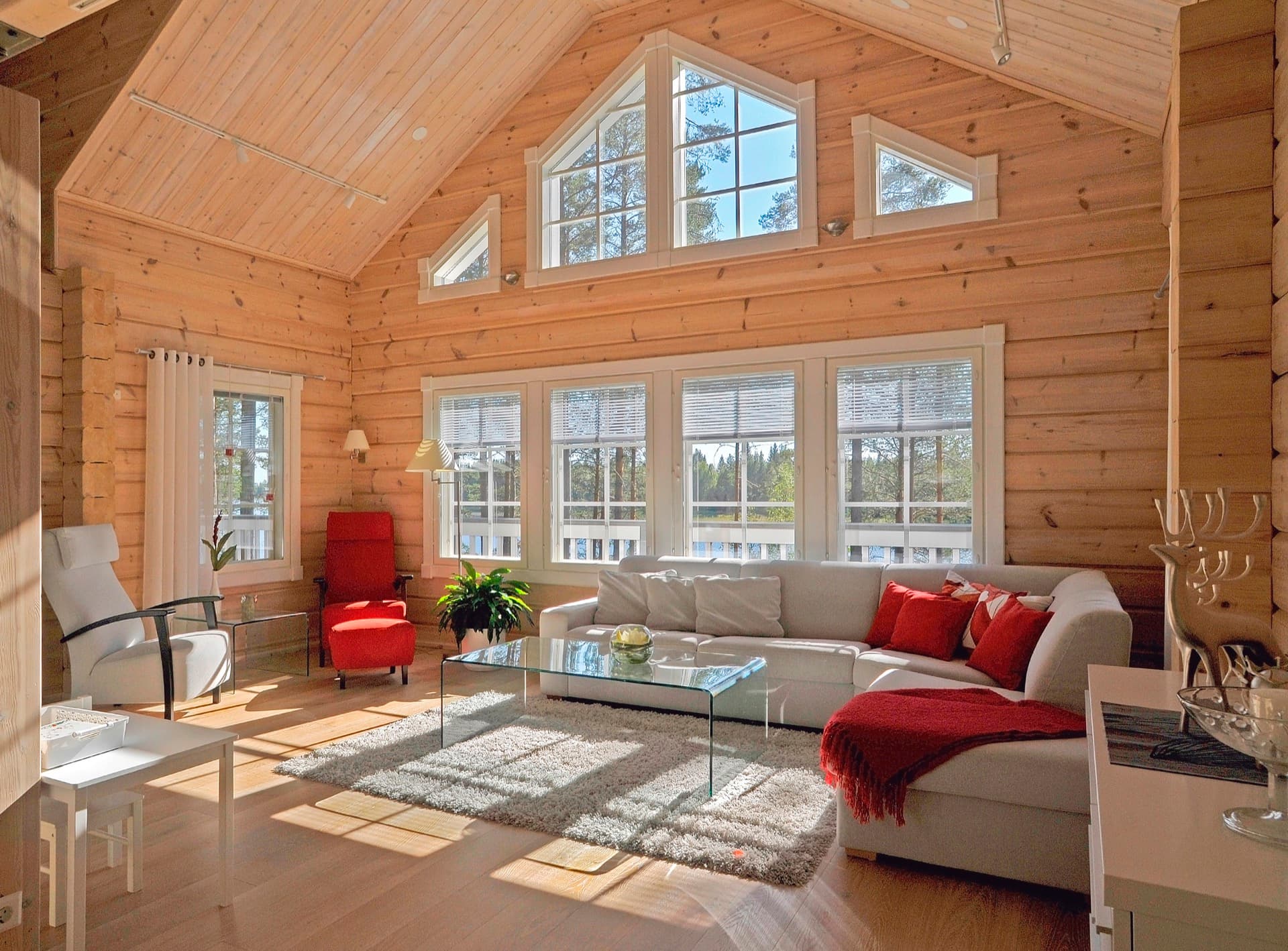 A house from the North, with a warm atmosphere