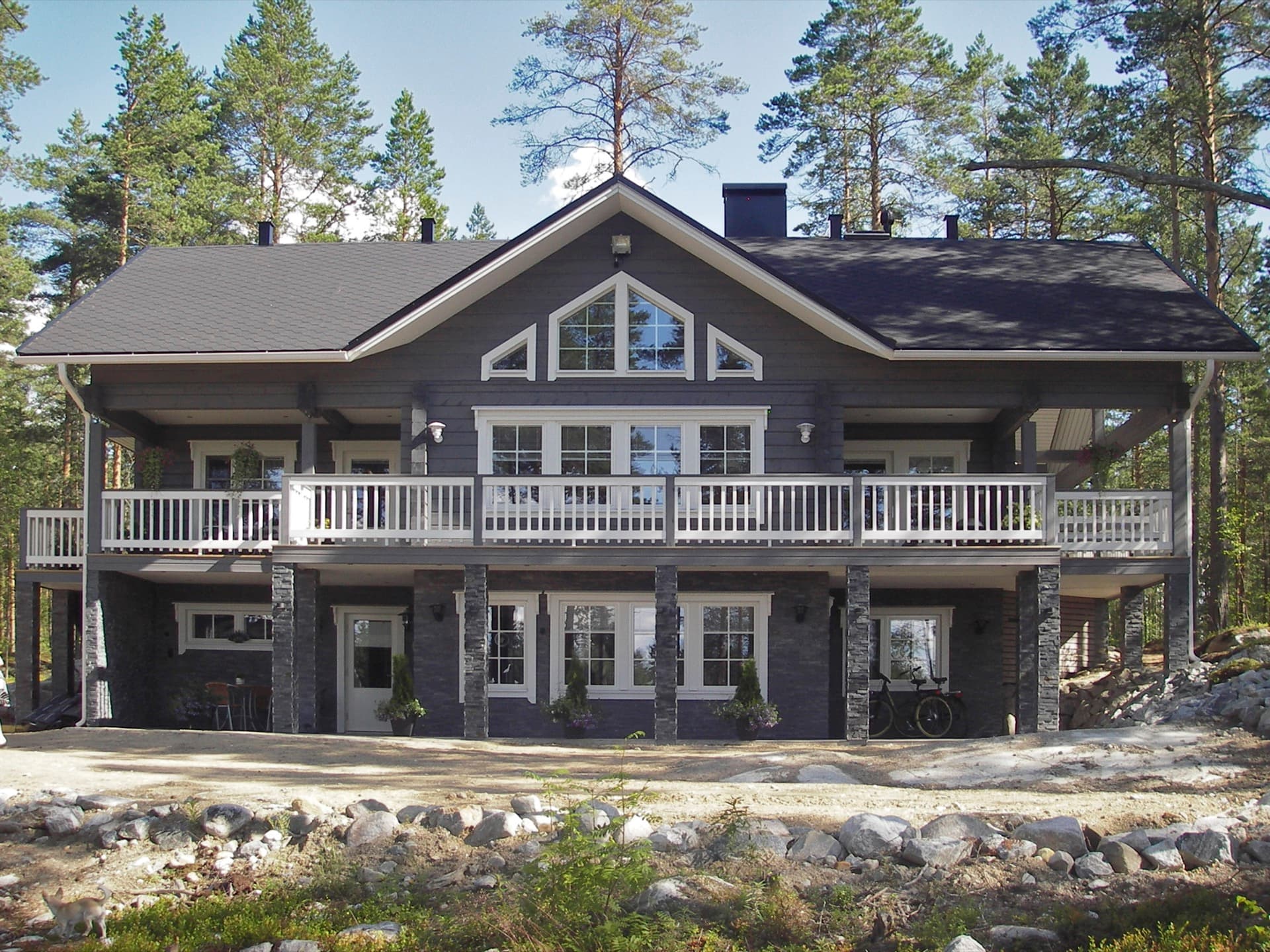 A house from the North, with a warm atmosphere