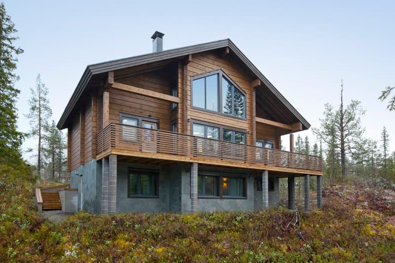 Luxury KONTIO log home at the Levi ski resort in Finland