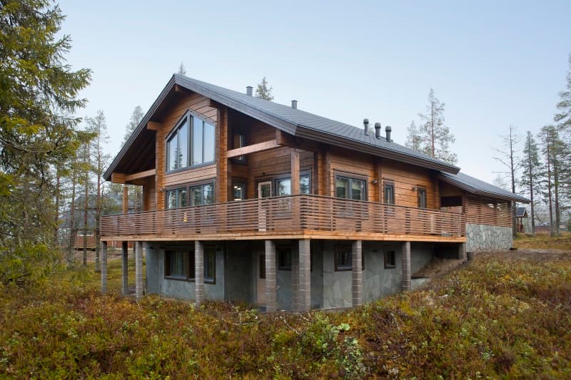 Luxury KONTIO log home — a mountain cabin with a difference