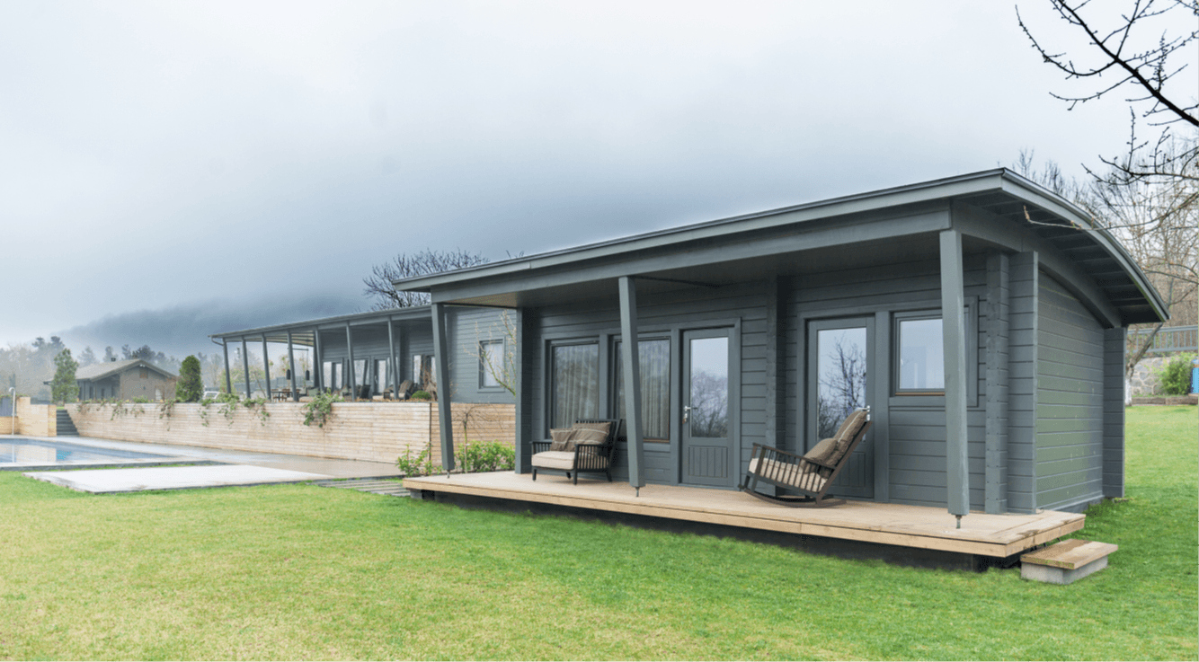 The Hogsara recreational log cabin
