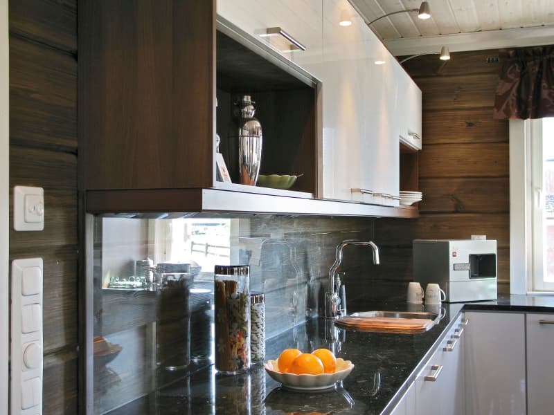 Recreational KONTIO log home, kitchen