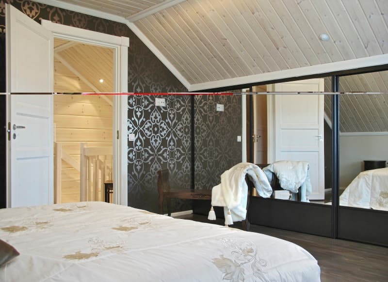 KONTIO log home, bedroom