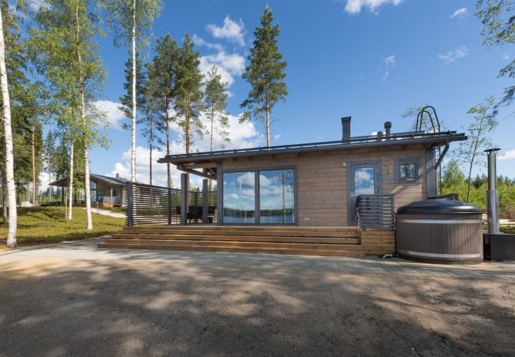 KONTIO log homes, rear view