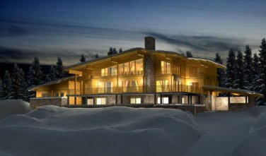 Srubový dům MOUNTAIN SKI HOUSE exteriér