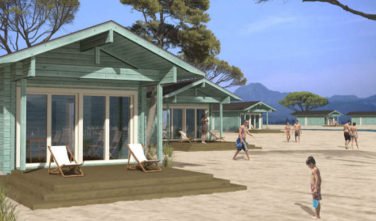 Dřevostavba z masivu CROCUS exteriér