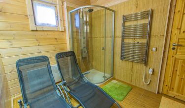 Srubový dům Kontio odpočívárna u sauny