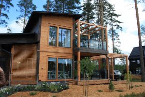 Dřevostavby Kontio moderní rodinný dům Toive
