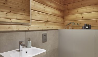 Dřevostavby Kontio Iso-Kajastus koupelna