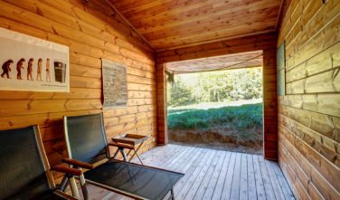 Dřevostavby Kontio bungalov na Moravě relaxační zóna