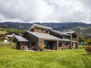 Dřevostavby Kontio rodinný dům SmartLog Švýcarsko Valais