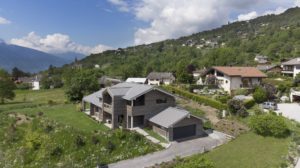 Dřevostavby Kontio rodinný dům SmartLog Švýcarsko Valais