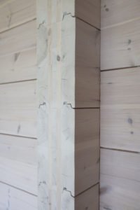 Dřevostavby Kontio rodinný dům SmartLog Švýcarsko Valais trámy