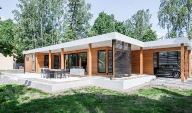 Dřevostavby KONTIO bungalov Laaksolahti - exteriér