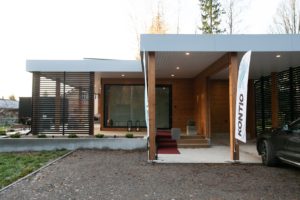 Dřevostavby KONTIO bungalov Laaksolahti jako vzorový dům