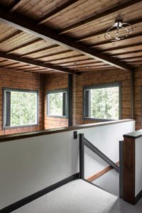 Dřevostavby KONTIO - rodinný dům Kivilahti - interiér - patro