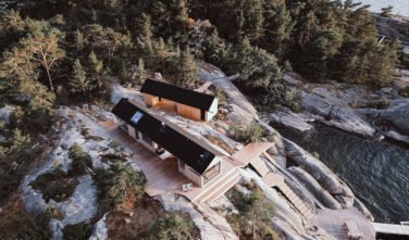 Dřevostavby KONTIO - Projekt Ö - moderní vila na ostrově - exteriér